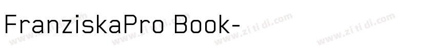 FranziskaPro Book字体转换